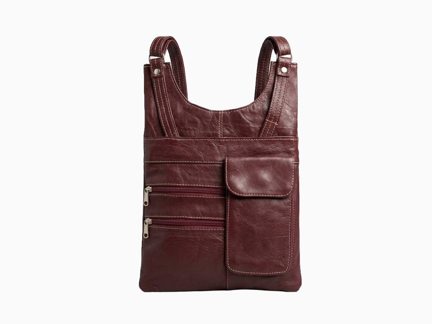 Zip Satchel with Pocket