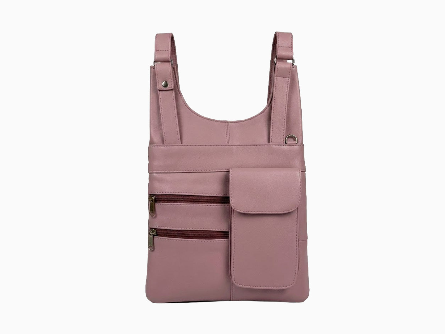 Zip Satchel with Pocket