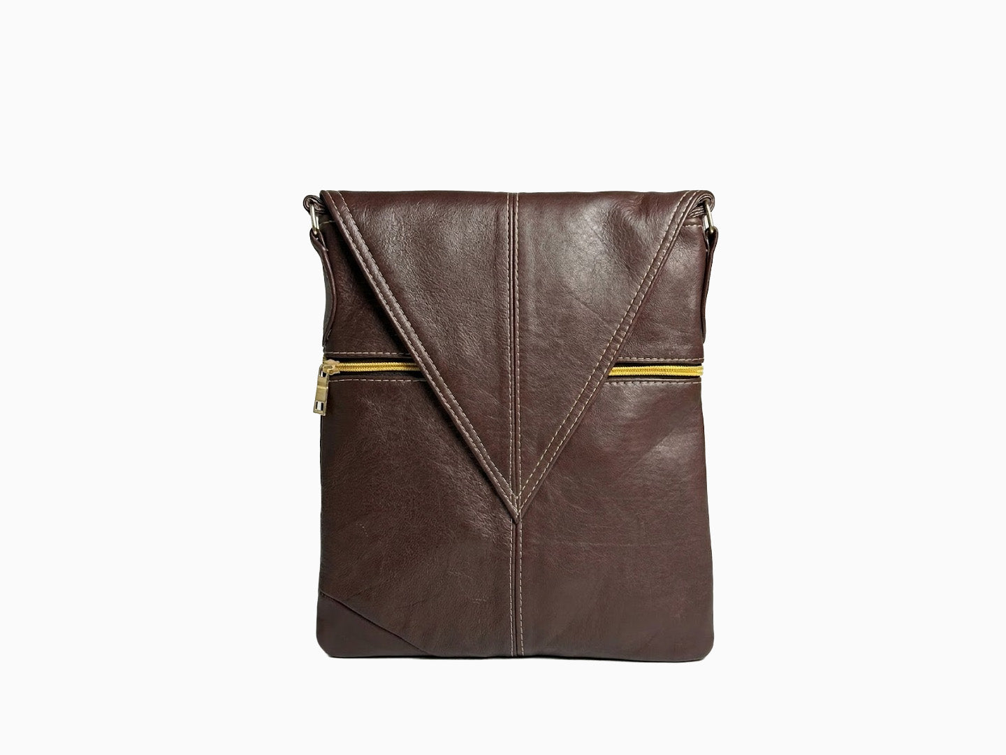 Triangle Flap Satchel