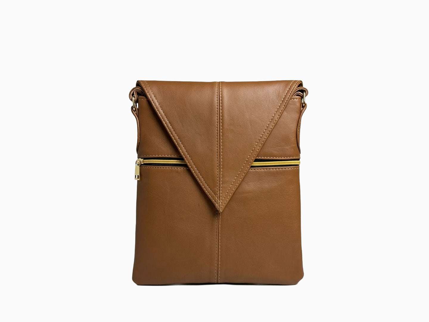 Triangle Flap Satchel