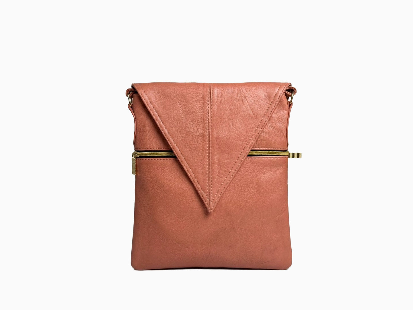 Triangle Flap Satchel