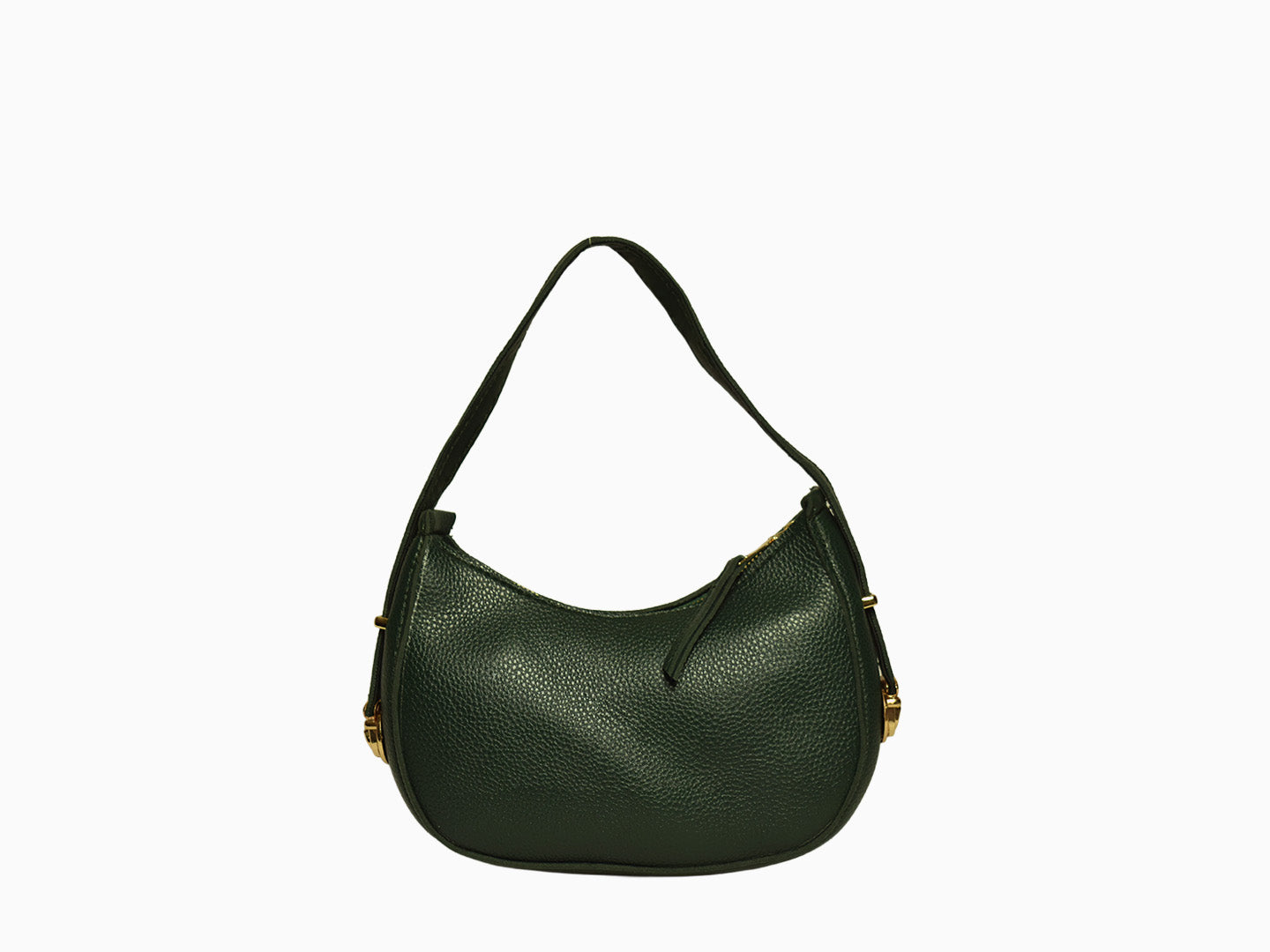 Small Moon Bag in Green - Shoulder Bags by Amora Bags