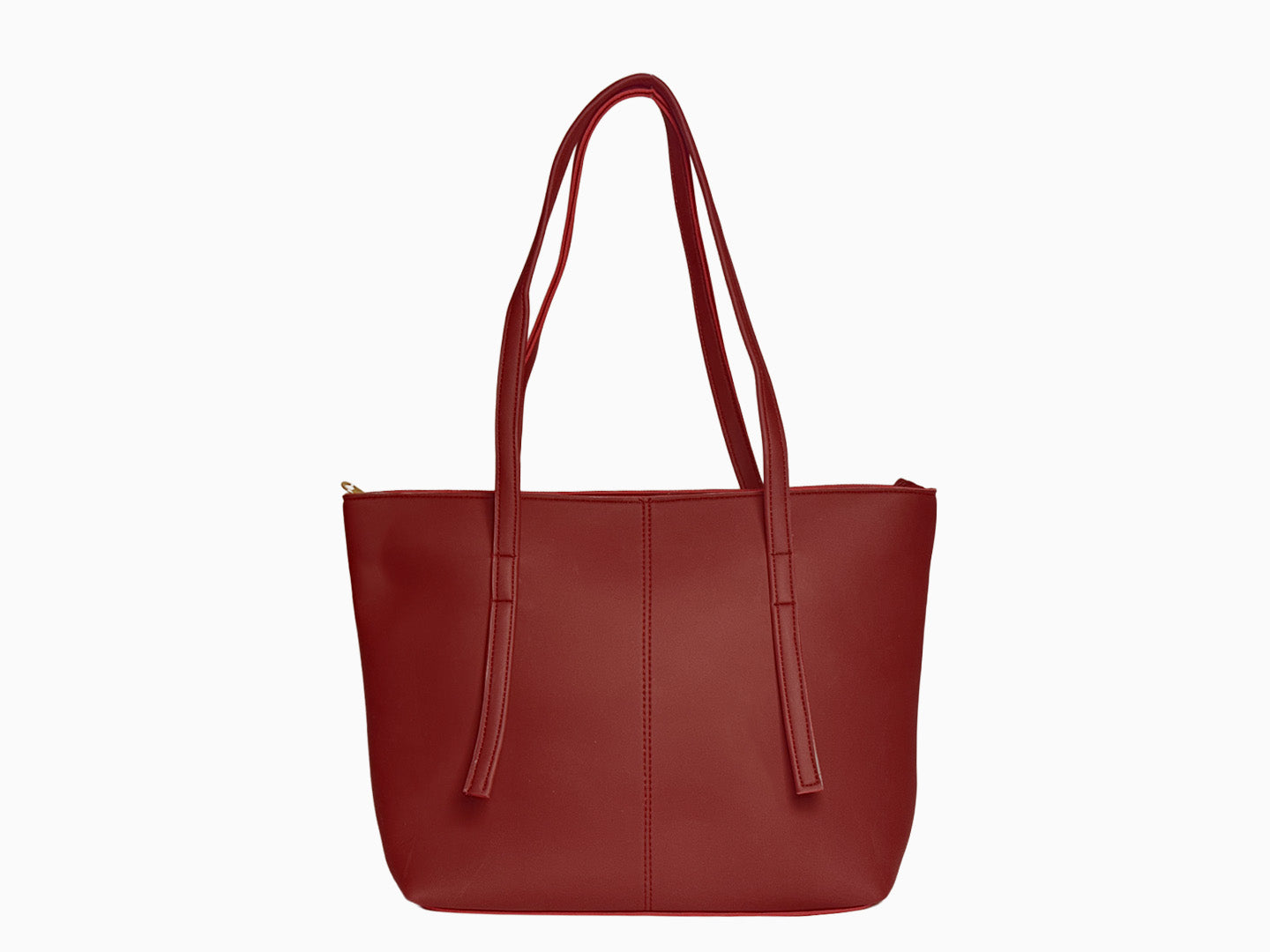 Double Stitch in Maroon - Tote Bags by Amora Bags