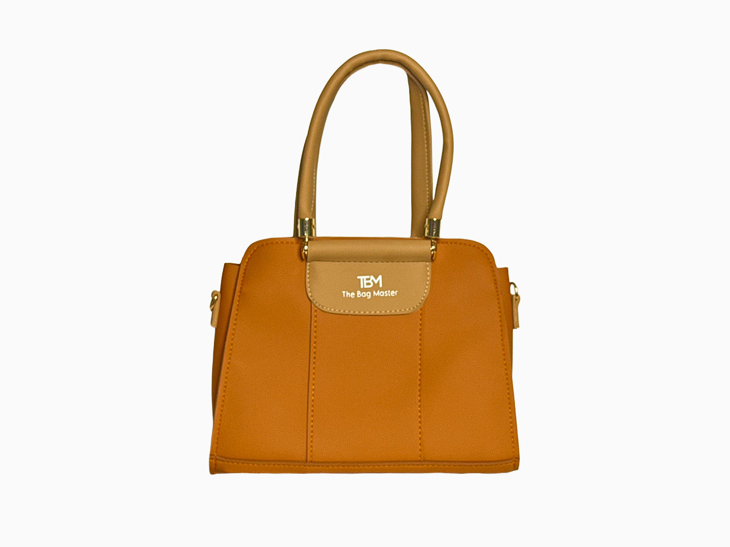 TBM Square Handbag in Rust Brown - Handbags by Amora Bags