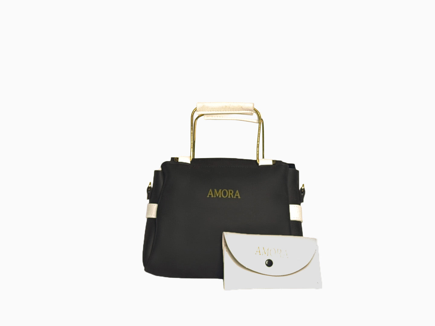 Amora Square Handbag in Black - Handbags by Amora Bags
