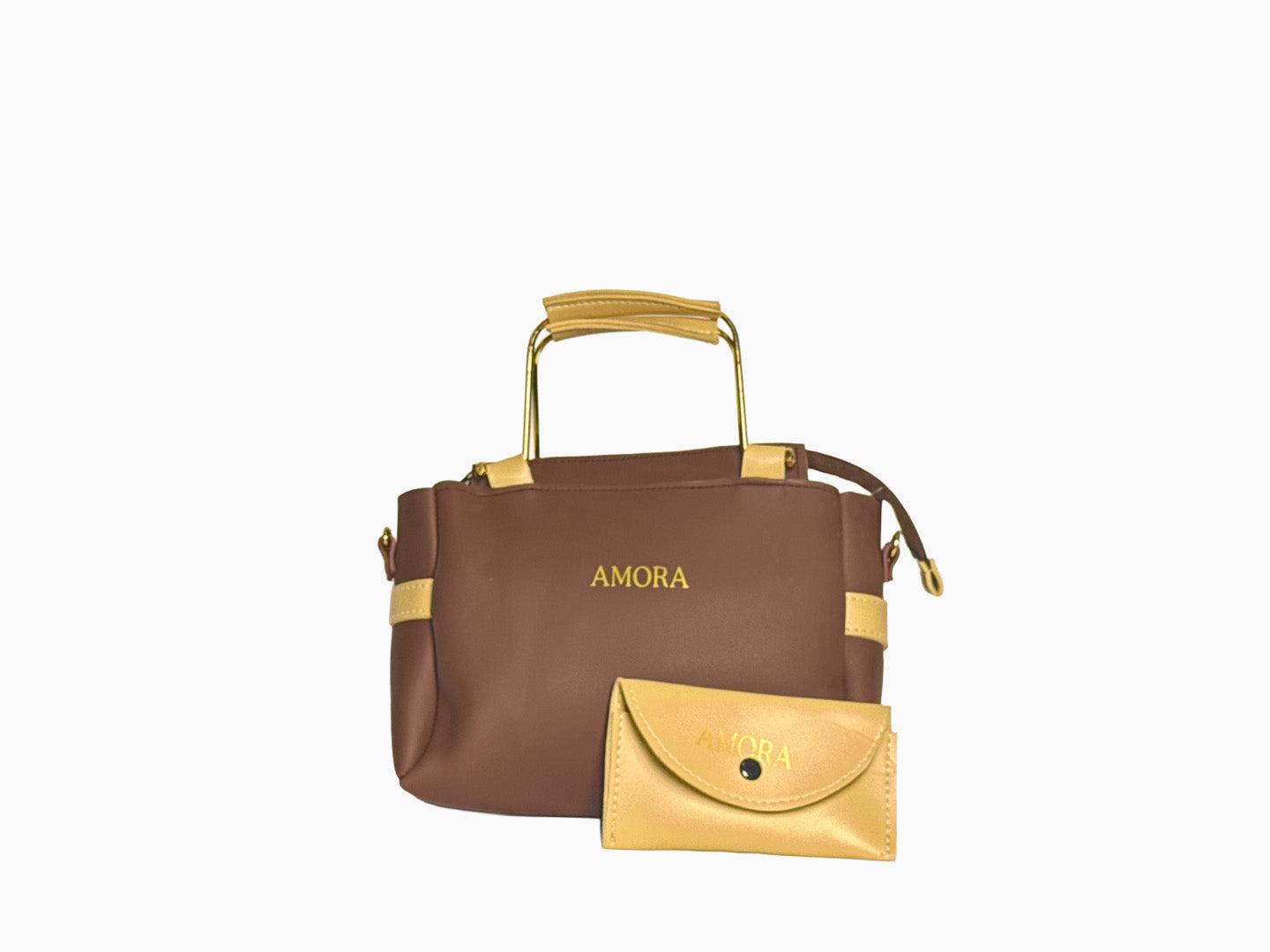 Amora Square Handbag in Chocolate - Handbags by Amora Bags