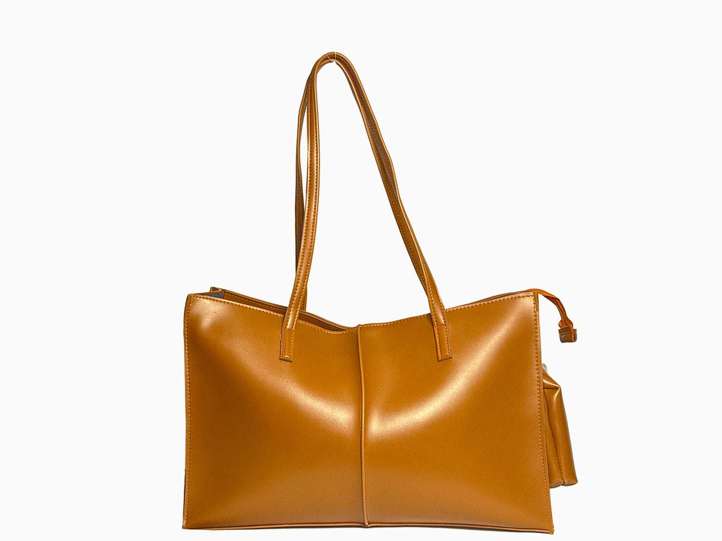 Thick Middle Line in Rust - Tote Bags by Amora Bags