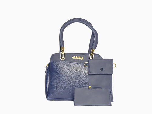 Amora Handbag Single in Navy - Handbags by Amora Bags