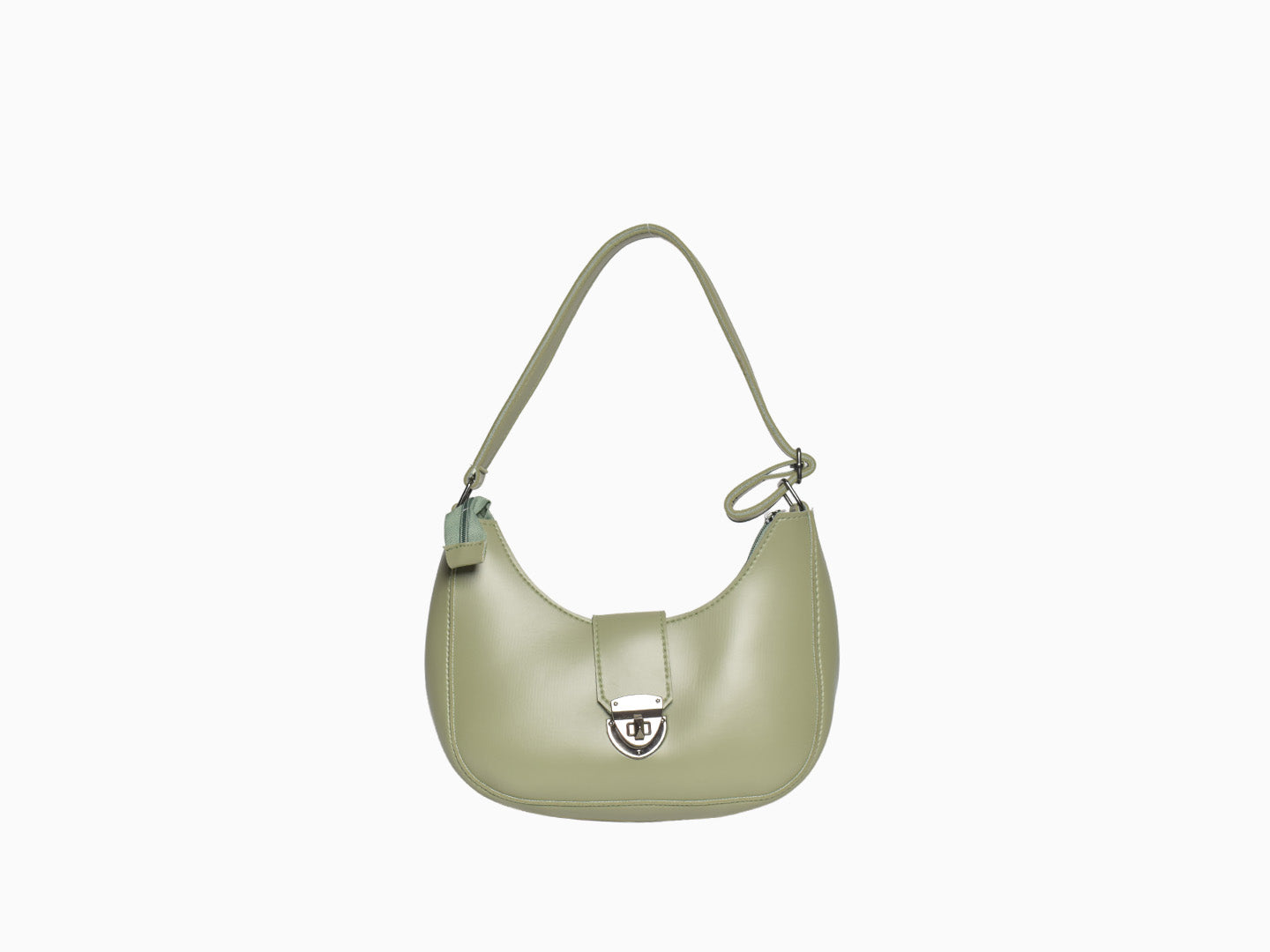 Large Moon Bag in Green - Shoulder Bags by Amora Bags